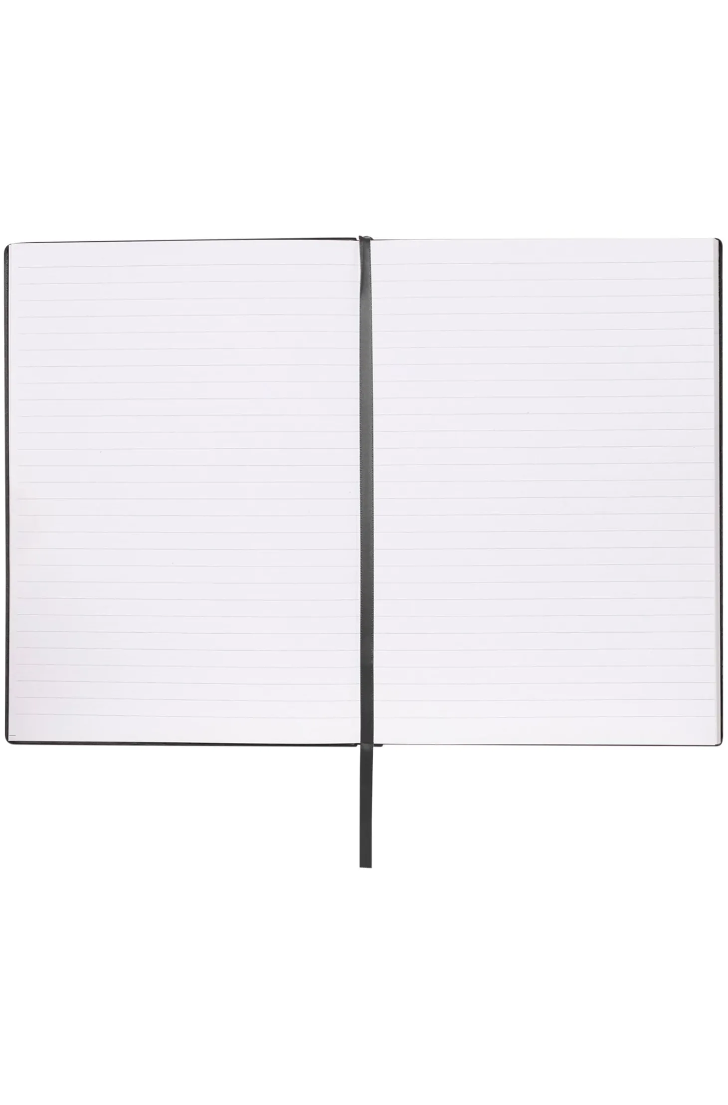 DIN-A5-Notizbuch aus schwarzem Kunstleder