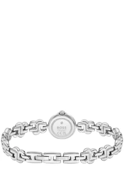 Double B Dressy Uhr aus Edelstahl mit Monogramm-Armband