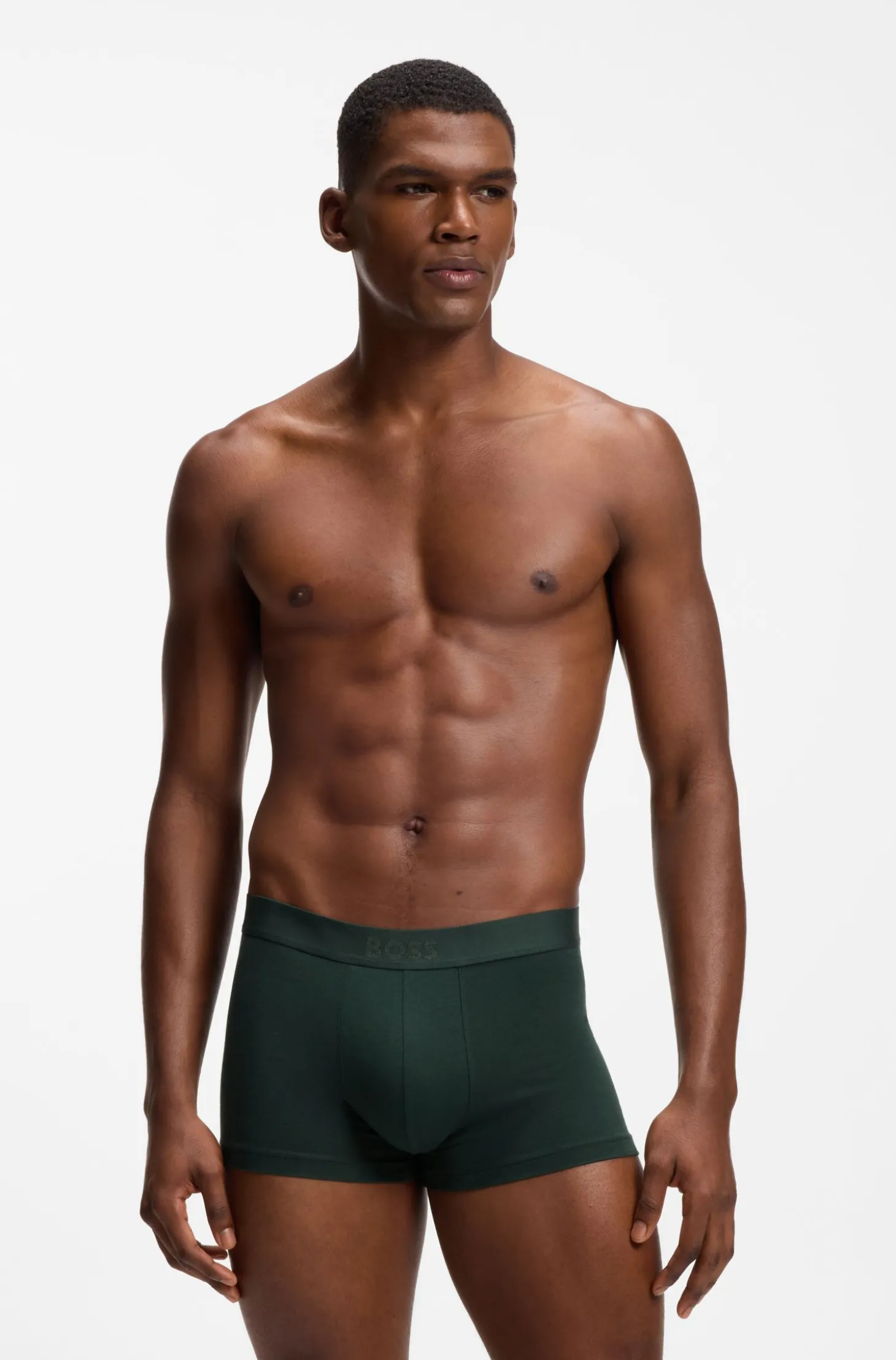 Dreierpack Boxershorts aus Stretch-Baumwolle