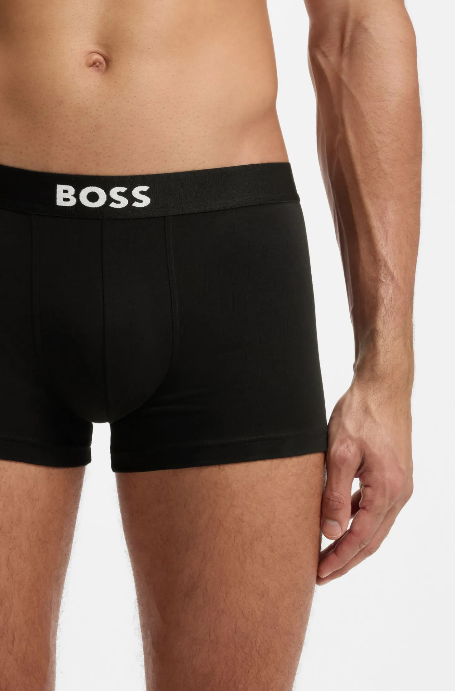 Dreierpack Boxershorts aus Stretch-Baumwolle