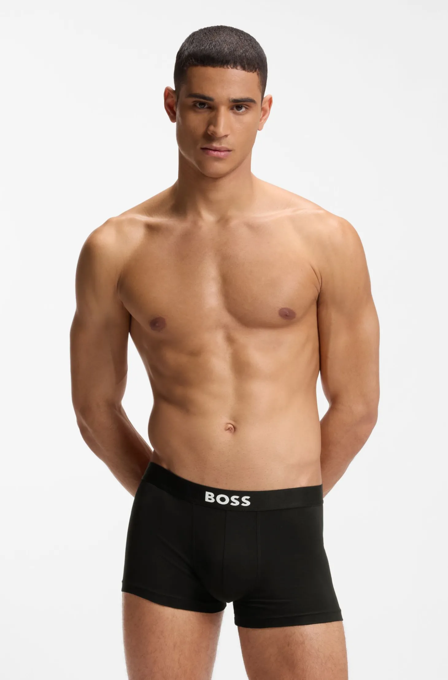 Dreierpack Boxershorts aus Stretch-Baumwolle