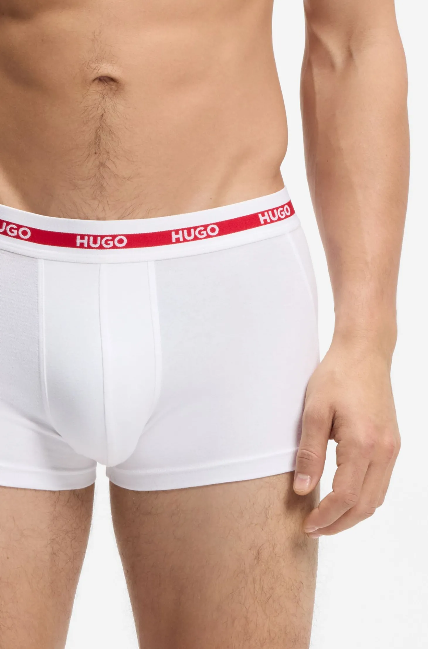 Dreierpack Boxershorts aus Stretch-Baumwolle mit Logo-Bund