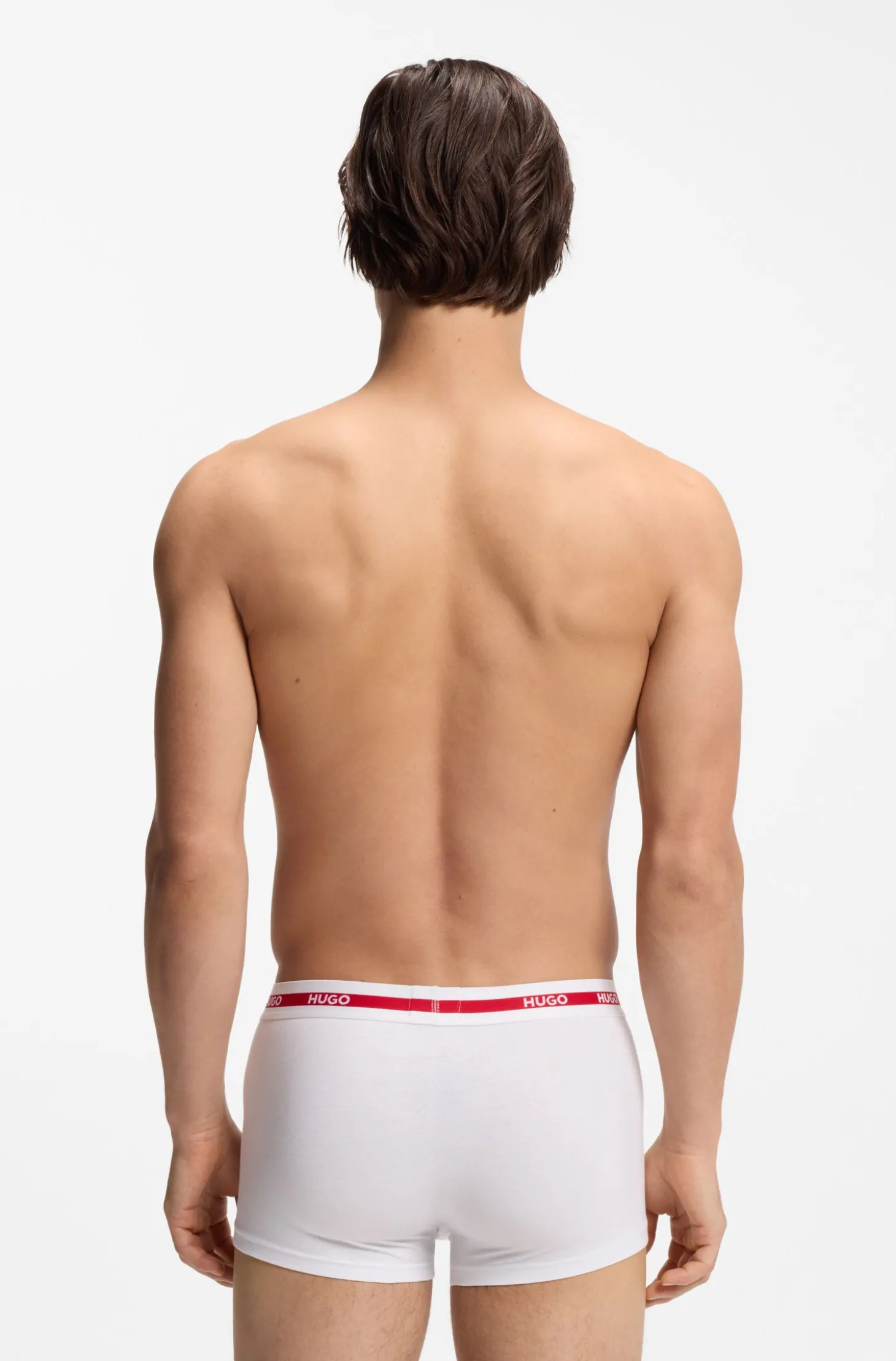 Dreierpack Boxershorts aus Stretch-Baumwolle mit Logo-Bund