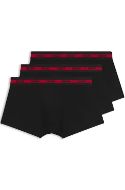 Dreierpack Boxershorts aus Stretch-Baumwolle mit Logo-Bund