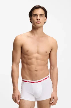 Dreierpack Boxershorts aus Stretch-Baumwolle mit Logo-Bund
