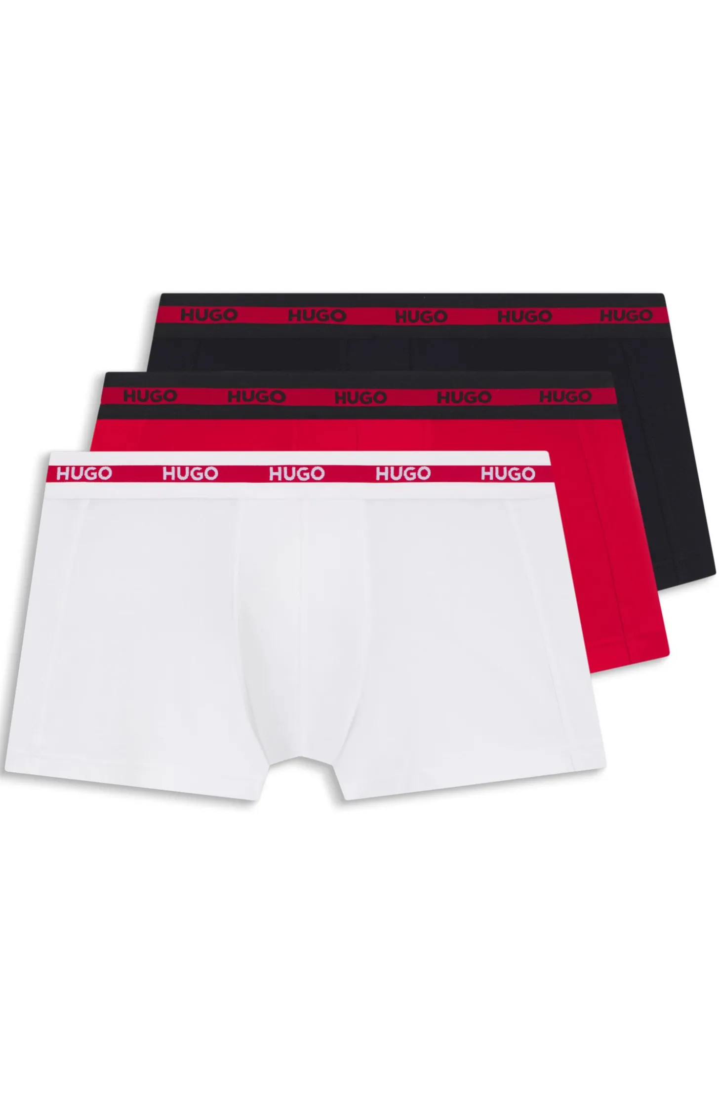 Dreierpack Boxershorts aus Stretch-Baumwolle mit Logo-Bund