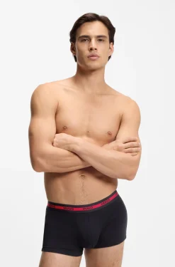 Dreierpack Boxershorts aus Stretch-Baumwolle mit Logo-Bund