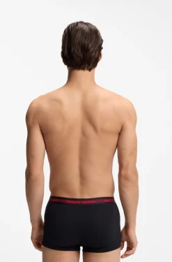 Dreierpack Boxershorts aus Stretch-Baumwolle mit Logo-Bund
