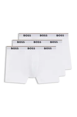 Dreierpack eng anliegende Boxershorts aus Stretch-Baumwolle