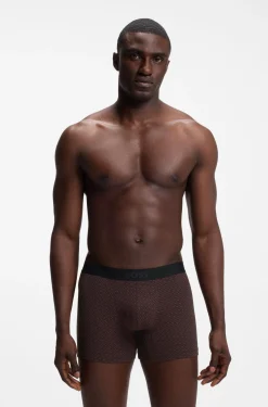 Dreierpack eng anliegende Boxershorts aus Stretch-Baumwolle
