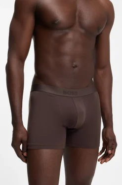 Dreierpack eng anliegende Boxershorts aus Stretch-Baumwolle