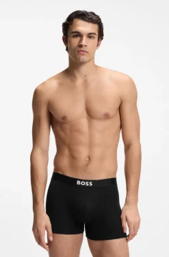 Dreierpack eng anliegende Boxershorts aus Stretch-Baumwolle