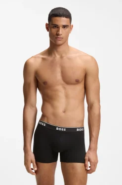 Dreierpack eng anliegende Boxershorts aus Stretch-Baumwolle