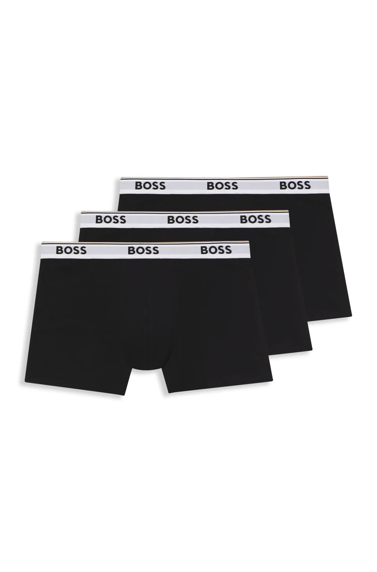 Dreierpack eng anliegende Boxershorts aus Stretch-Baumwolle