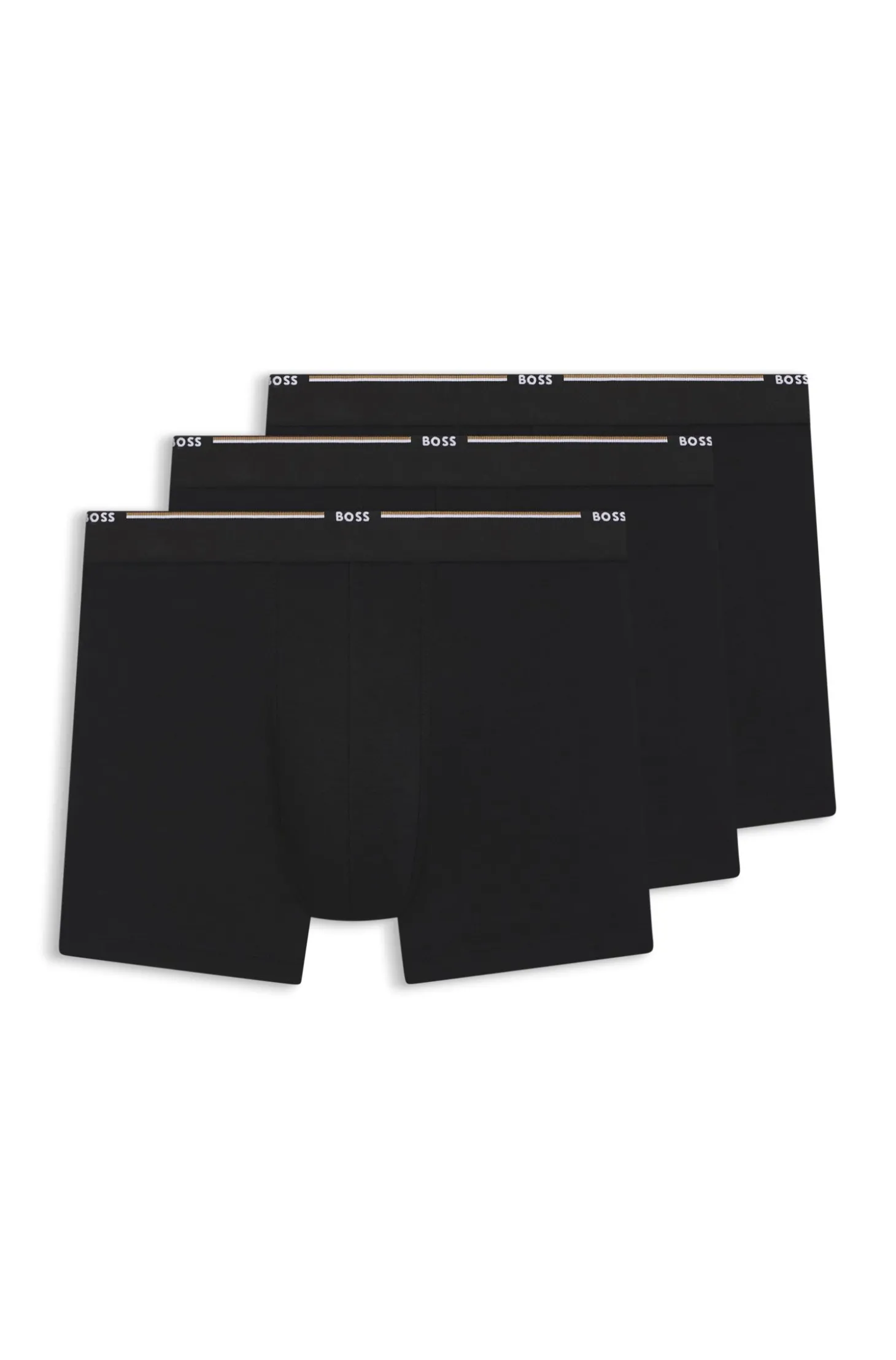 Dreierpack eng anliegende Boxershorts aus Bambus-Mix