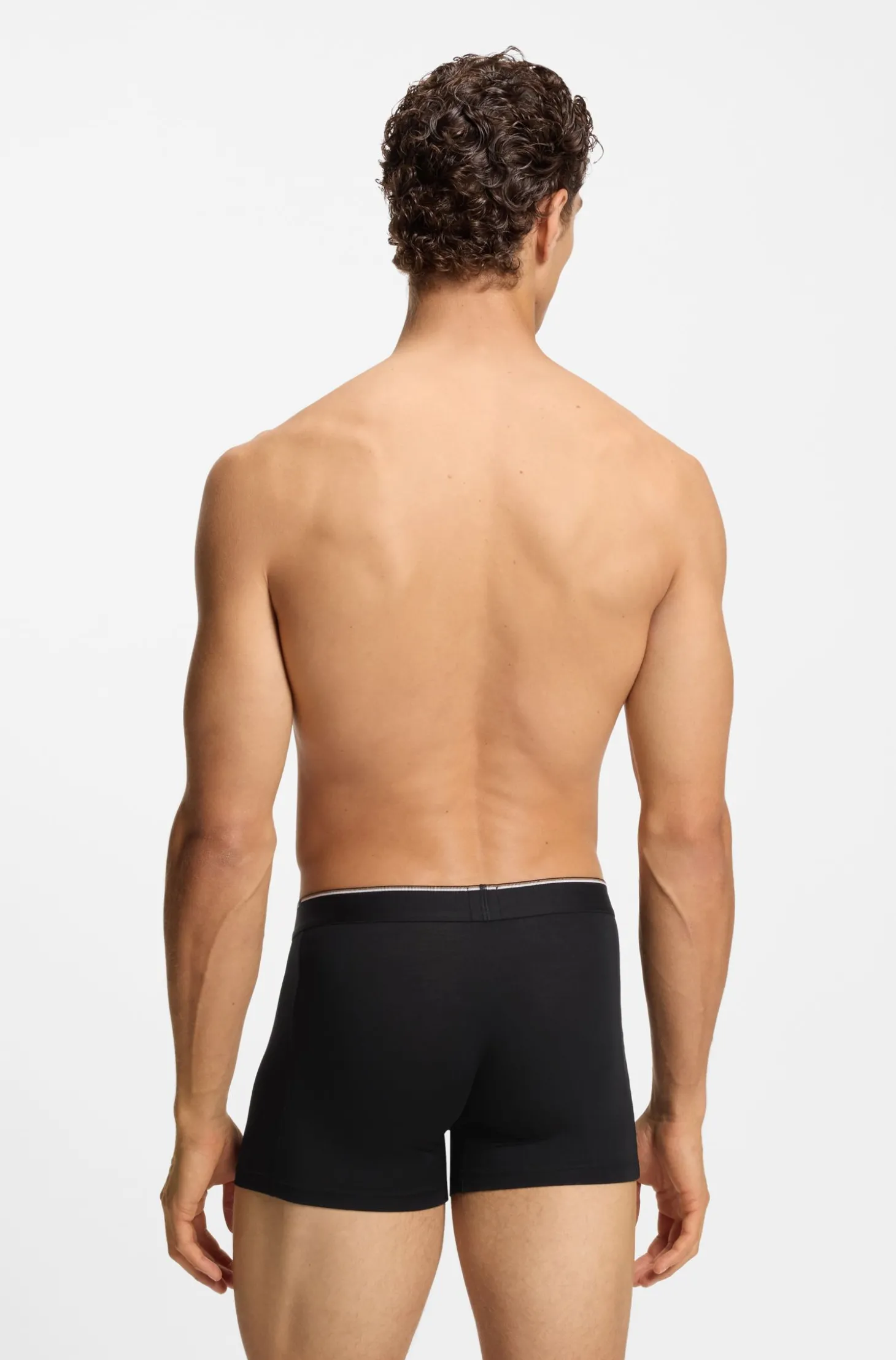 Dreierpack eng anliegende Boxershorts aus Bambus-Mix