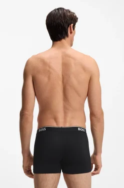 Dreierpack eng anliegende Boxershorts aus Stretch-Baumwolle