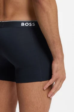 Dreierpack eng anliegende Boxershorts aus Stretch-Baumwolle