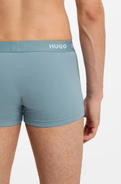Dreierpack eng anliegende Boxershorts mit kurzem Bein und Jacquard-Logo am Bund
