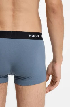 Dreierpack eng anliegende Boxershorts mit kurzem Bein und Jacquard-Logo am Bund