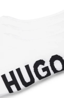 Dreierpack Füßlinge mit großen Logos