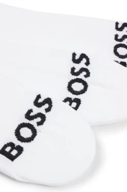 Dreierpack knöchellange Socken mit Kontrast-Logos