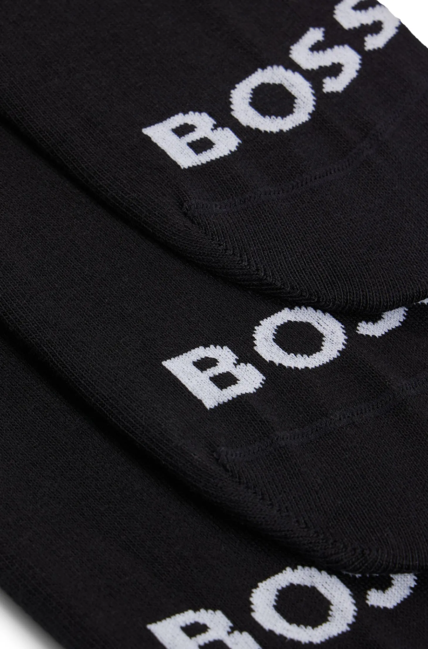 Dreierpack knöchellange Socken mit Kontrast-Logos