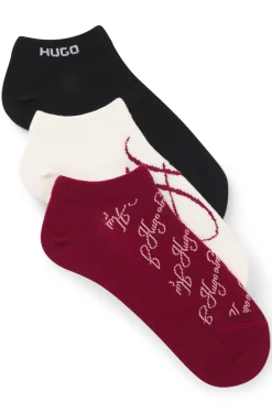 Dreierpack knöchellange Socken