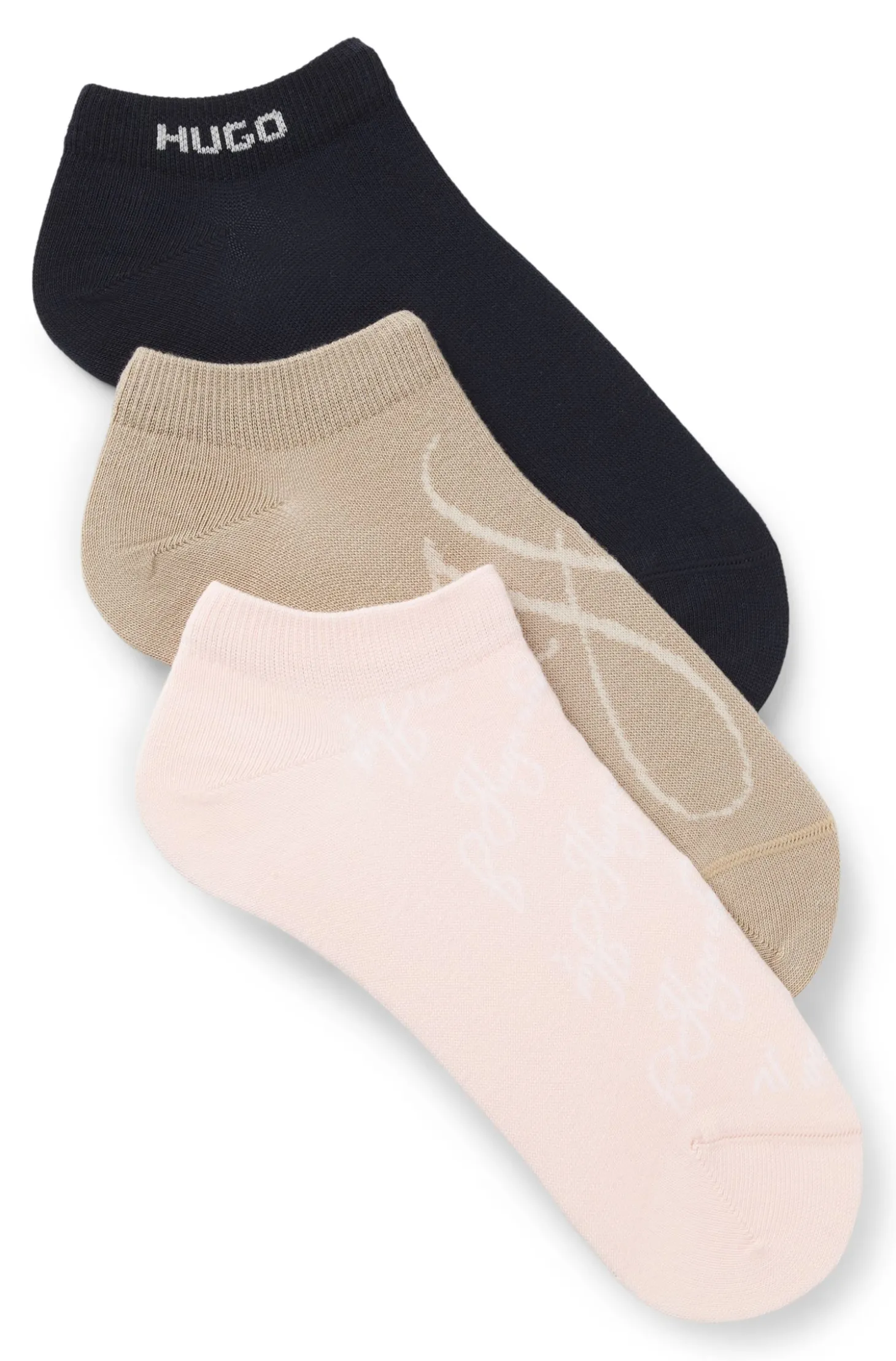 Dreierpack knöchellange Socken
