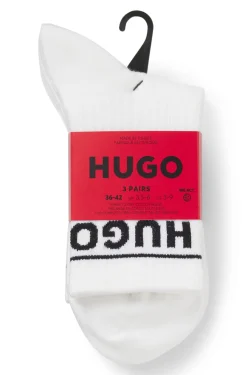 Dreierpack kurze Socken mit Logos