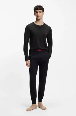 Dreierpack Longsleeves aus Baumwolle