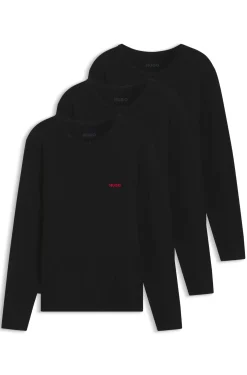 Dreierpack Longsleeves aus Baumwolle