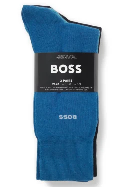 Dreierpack mittelhohe Socken aus Stretch-Gewebe