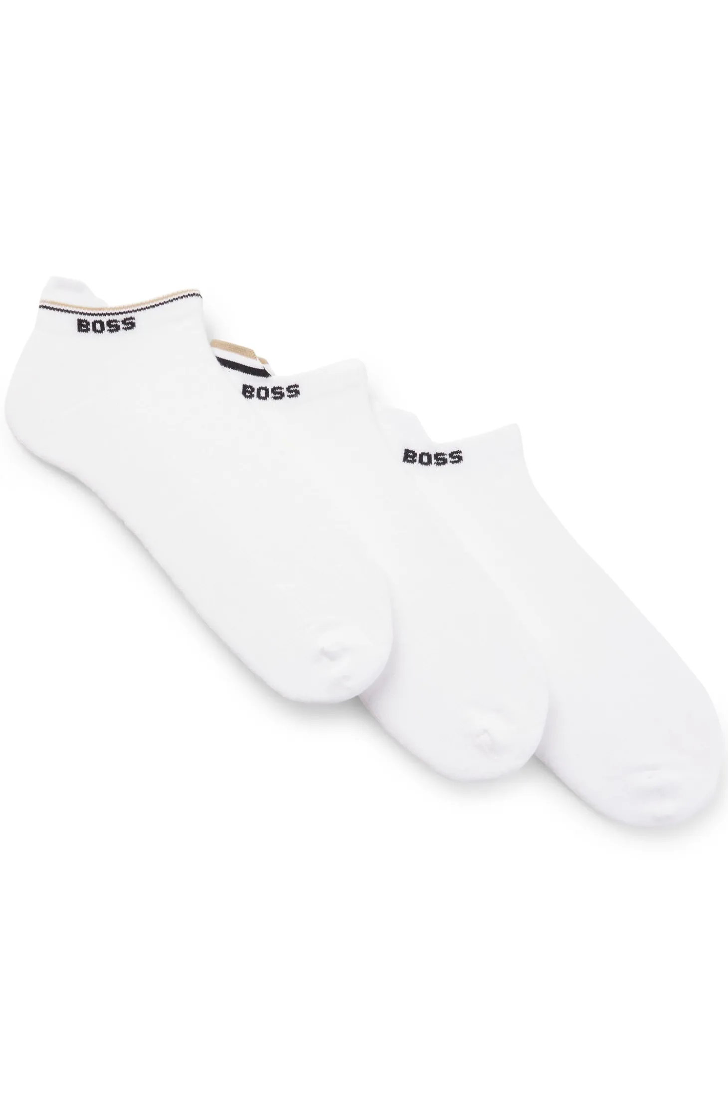 Dreierpack Sneakers-Socken mit plüschiger Sohle