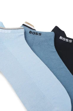 Dreierpack Sneakers-Socken mit plüschiger Sohle