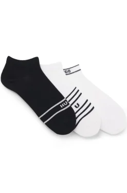 Dreierpack Sneakers-Socken mit Streifen-Details