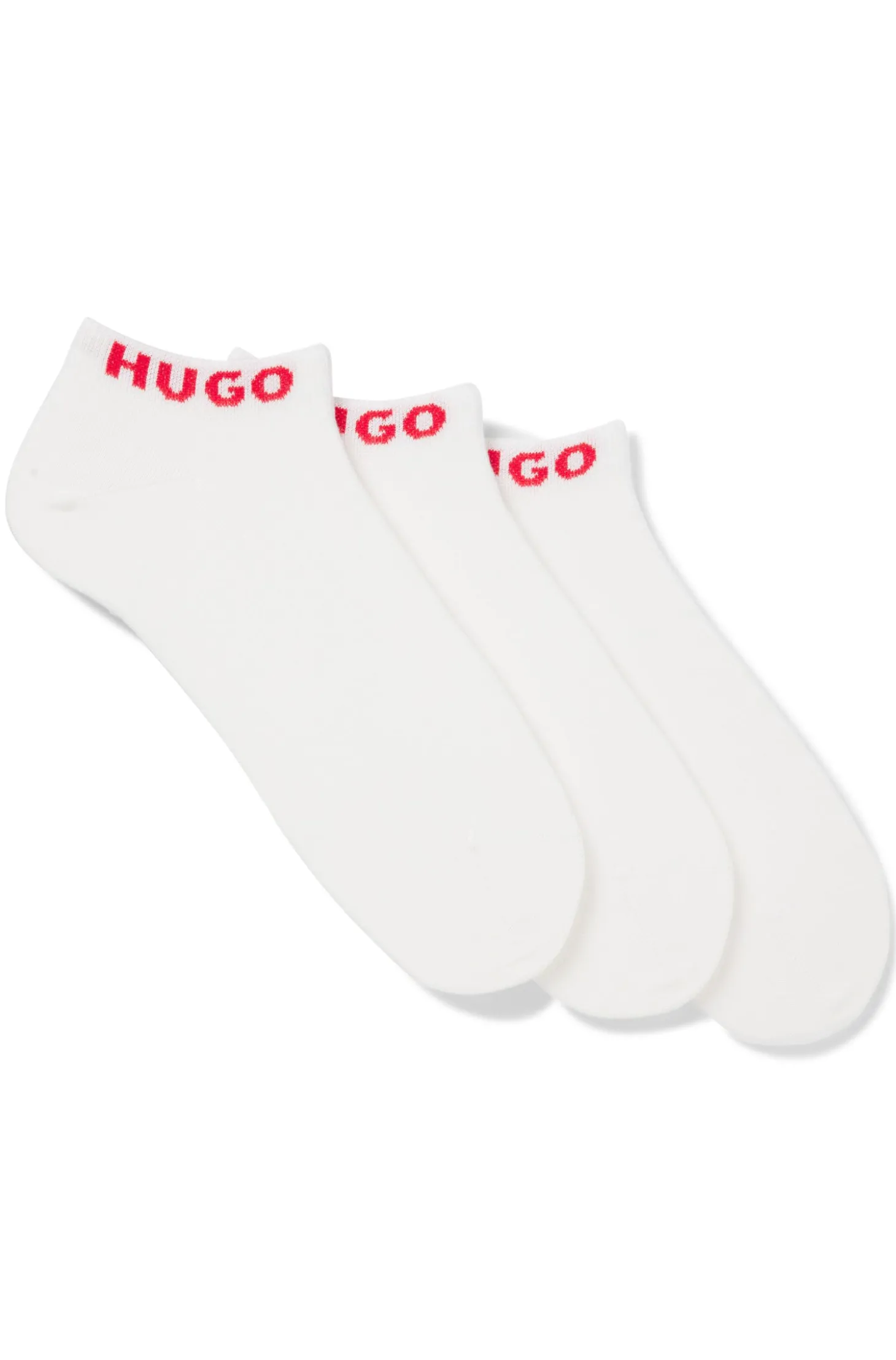 Dreierpack Sneakers-Socken mit Logo-Bündchen