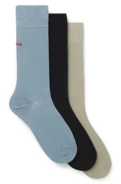 Dreierpack Socken in normaler Länge mit Logos