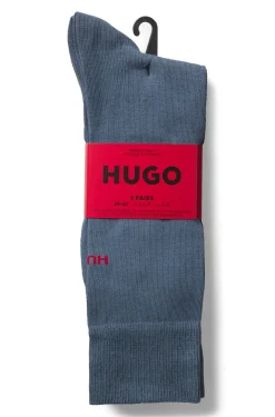 Dreierpack Socken in normaler Länge mit Logos