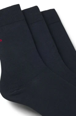 Dreierpack Socken in normaler Länge mit Logos