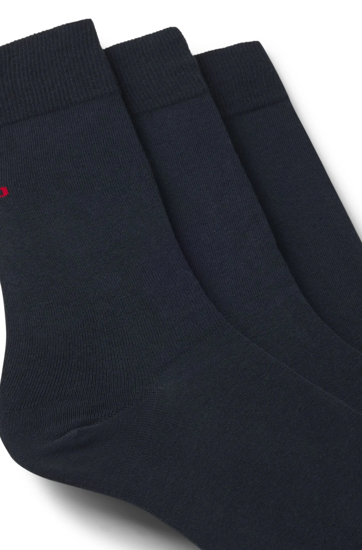 Dreierpack Socken in normaler Länge mit Logos