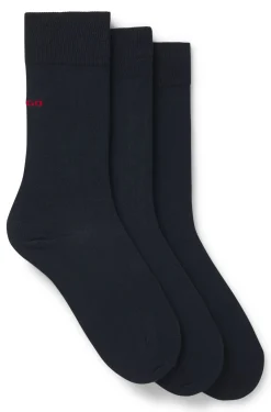 Dreierpack Socken in normaler Länge mit Logos