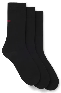 Dreierpack Socken in normaler Länge mit Logos