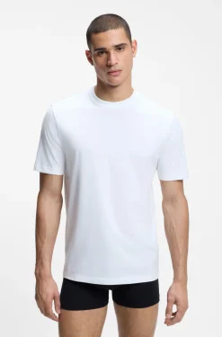 Dreierpack T-Shirts aus Baumwolle mit Rundhalsausschnitt