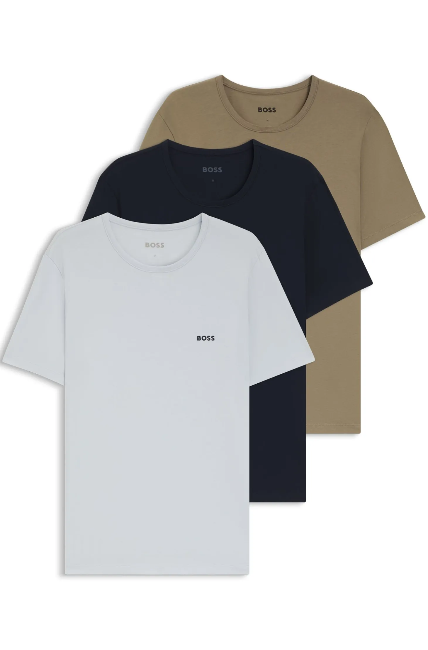 Dreierpack T-Shirts aus Baumwolle