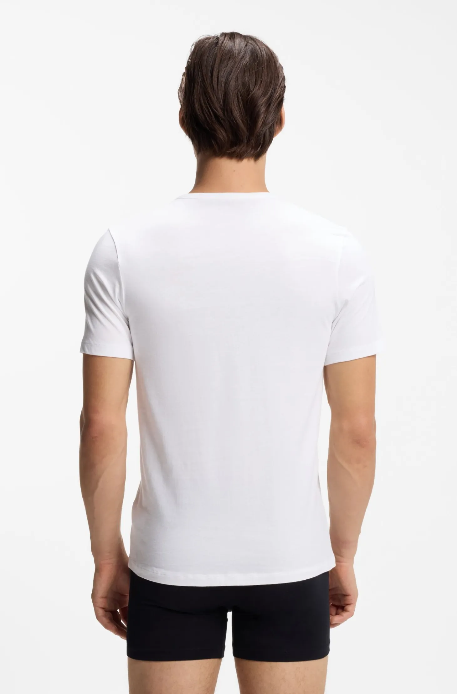 Dreierpack T-Shirts aus Baumwolle mit Logo-Print
