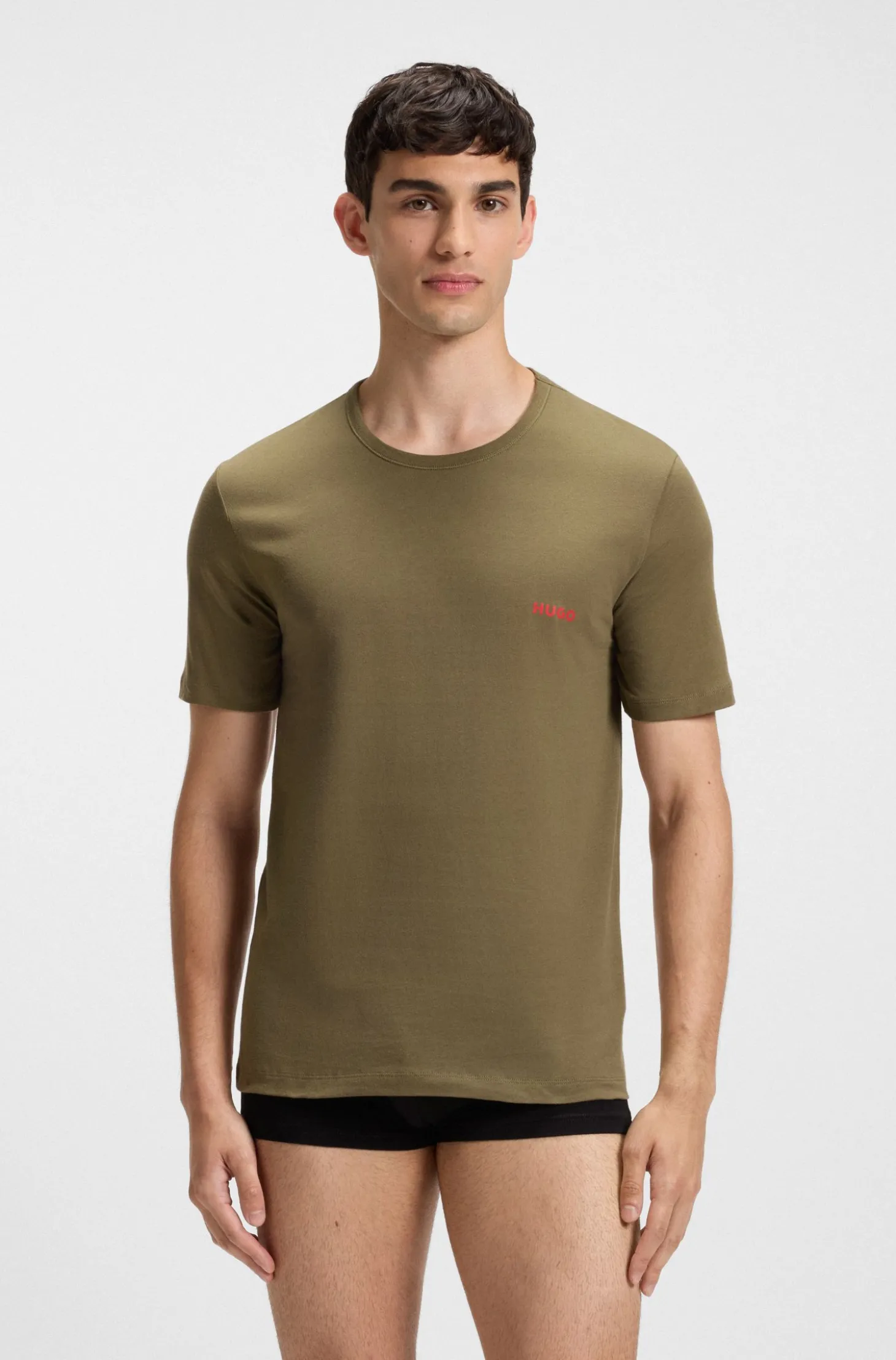 Dreierpack T-Shirts aus Baumwolle