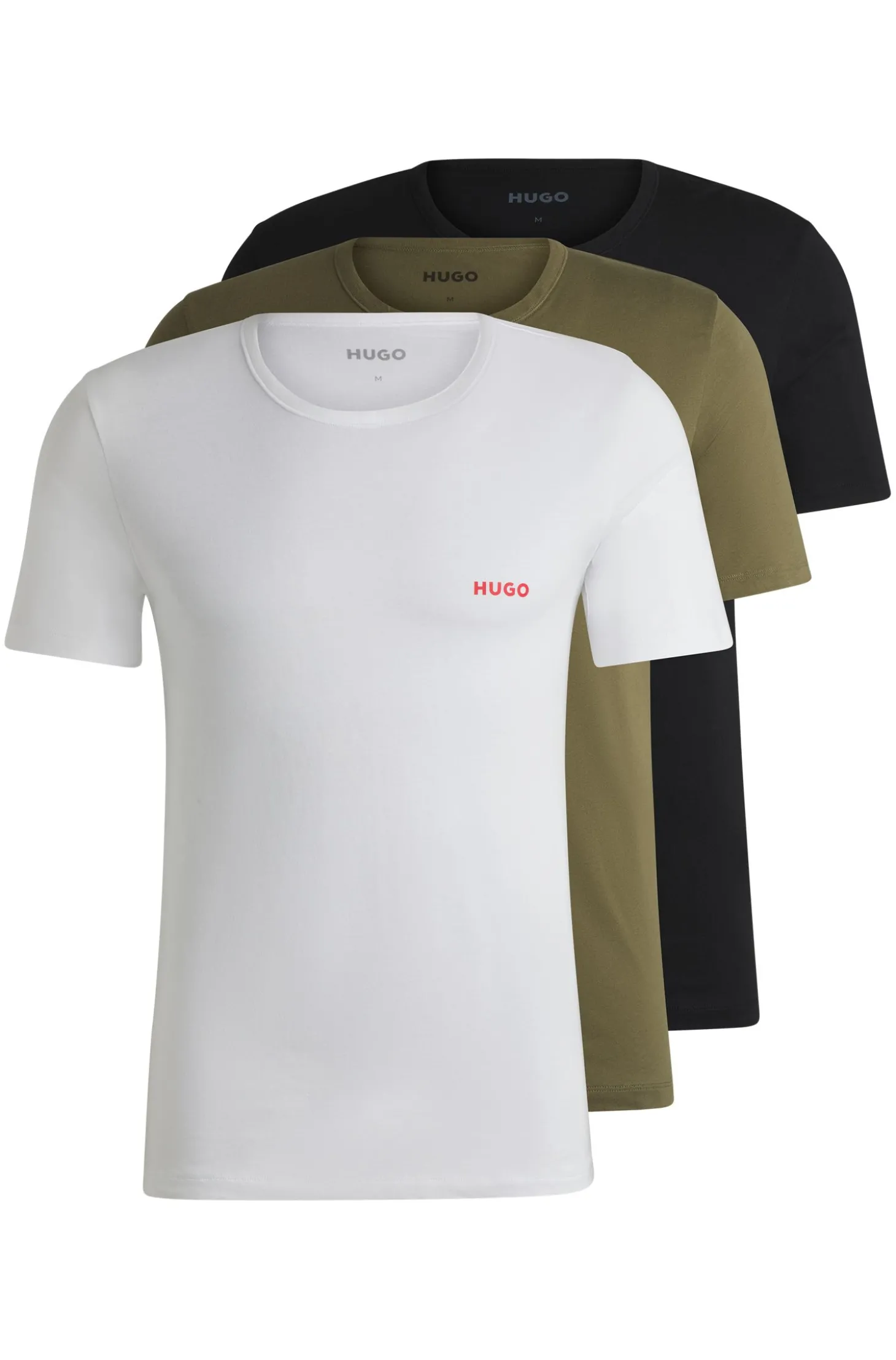 Dreierpack T-Shirts aus Baumwolle