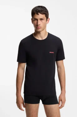 Dreierpack T-Shirts aus Baumwolle mit Logo-Print