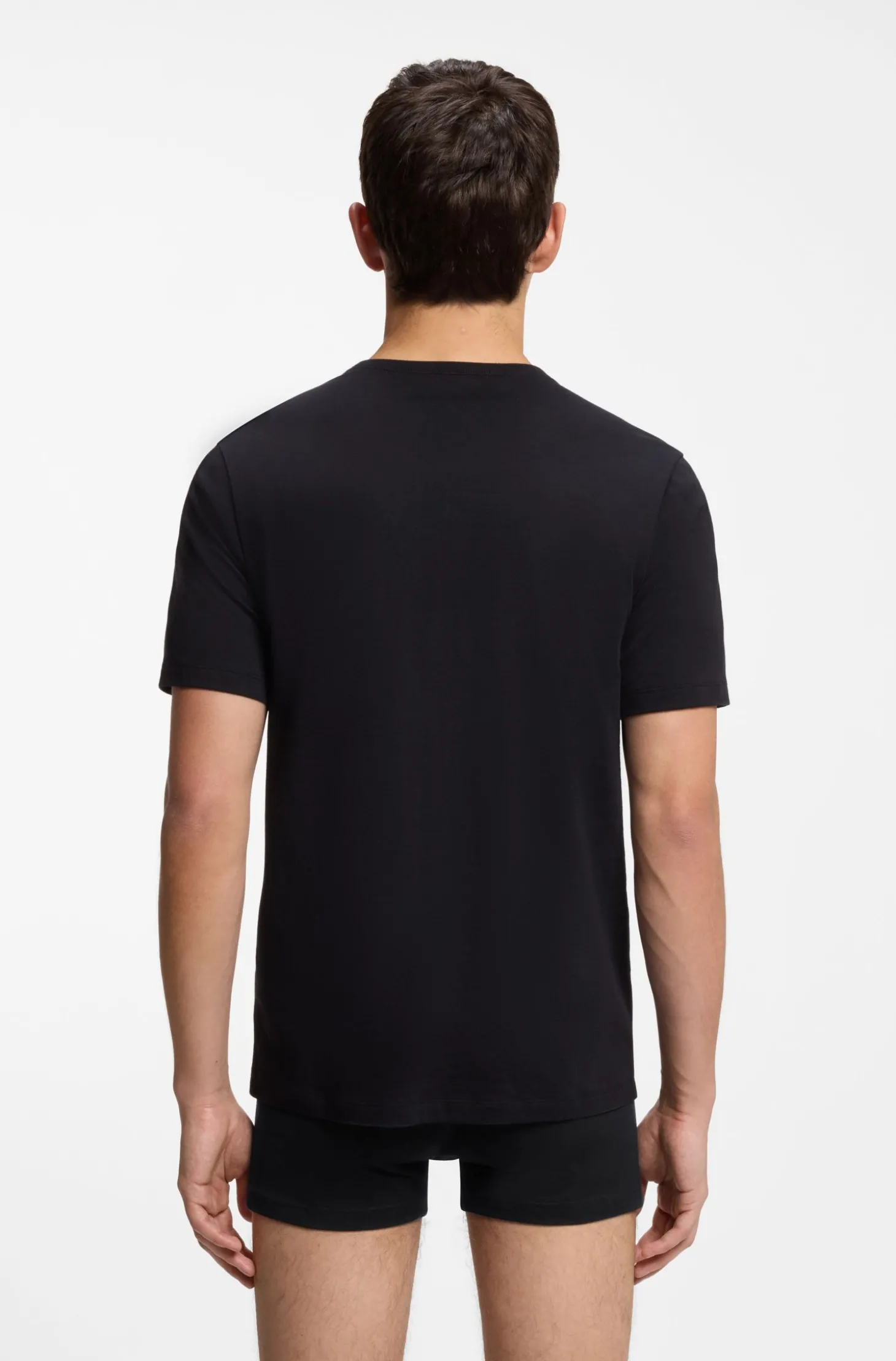 Dreierpack T-Shirts aus Baumwolle mit Logo-Print